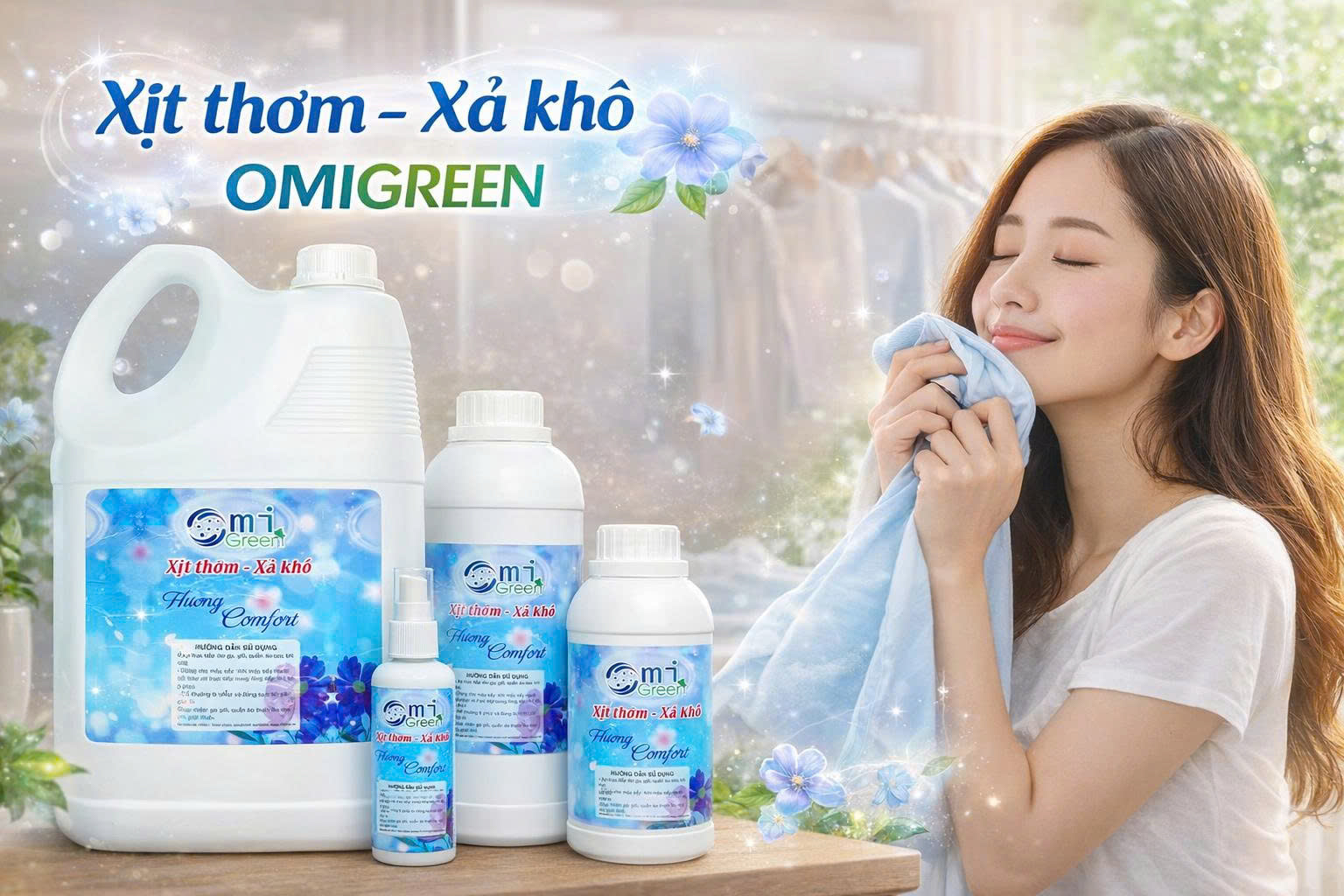 Dung Dịch Giặt Công Nghiệp OMIGREEN – Giải Pháp Giặt Tẩy Chuyên Nghiệp Cho Mọi Hệ Thống Giặt Là