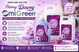 NƯỚC GIẶT CÔNG NGHIỆP GIÁ TỐT OMIGREEN – GIẢI PHÁP LÀM SẠCH CHUYÊN NGHIỆP, TIẾT KIỆM CHI PHÍ CHO MỌI CƠ SỞ GIẶT LÀ