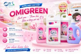 Mua nước giặt công nghiệp OMIGREEN chính hãng – Giải pháp giặt sạch hiệu quả