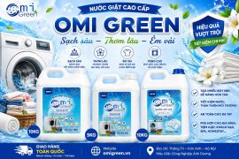 Báo giá nước giặt công nghiệp OMIGREEN chính hãng – Giá tốt cho khách sạn, resort, giặt là