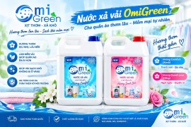NƯỚC GIẶT CÔNG NGHIỆP OMIGREEN CHO RESORT – GIẶT SẠCH, THƠM LÂU, PHÙ HỢP QUY TRÌNH GIẶT LÀ