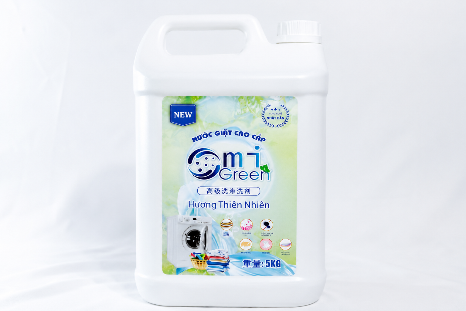 Nước giặt Omigreen hương thiên nhiên  5L