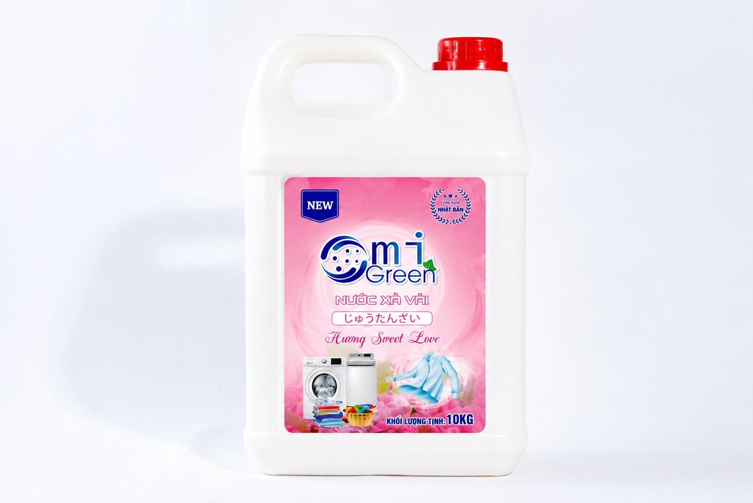 Nước xả vải hương Sweet love can 10L