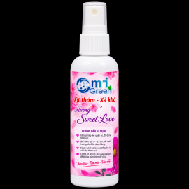 Tinh dầu xịt thơm Omigreen hương sweet love chai 100m