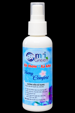 Tinh dầu xịt thơm Omigreen hương comfort chai 100ml