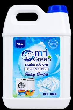 Nước xả vải Omigreen hương Comfort can 10 lít
