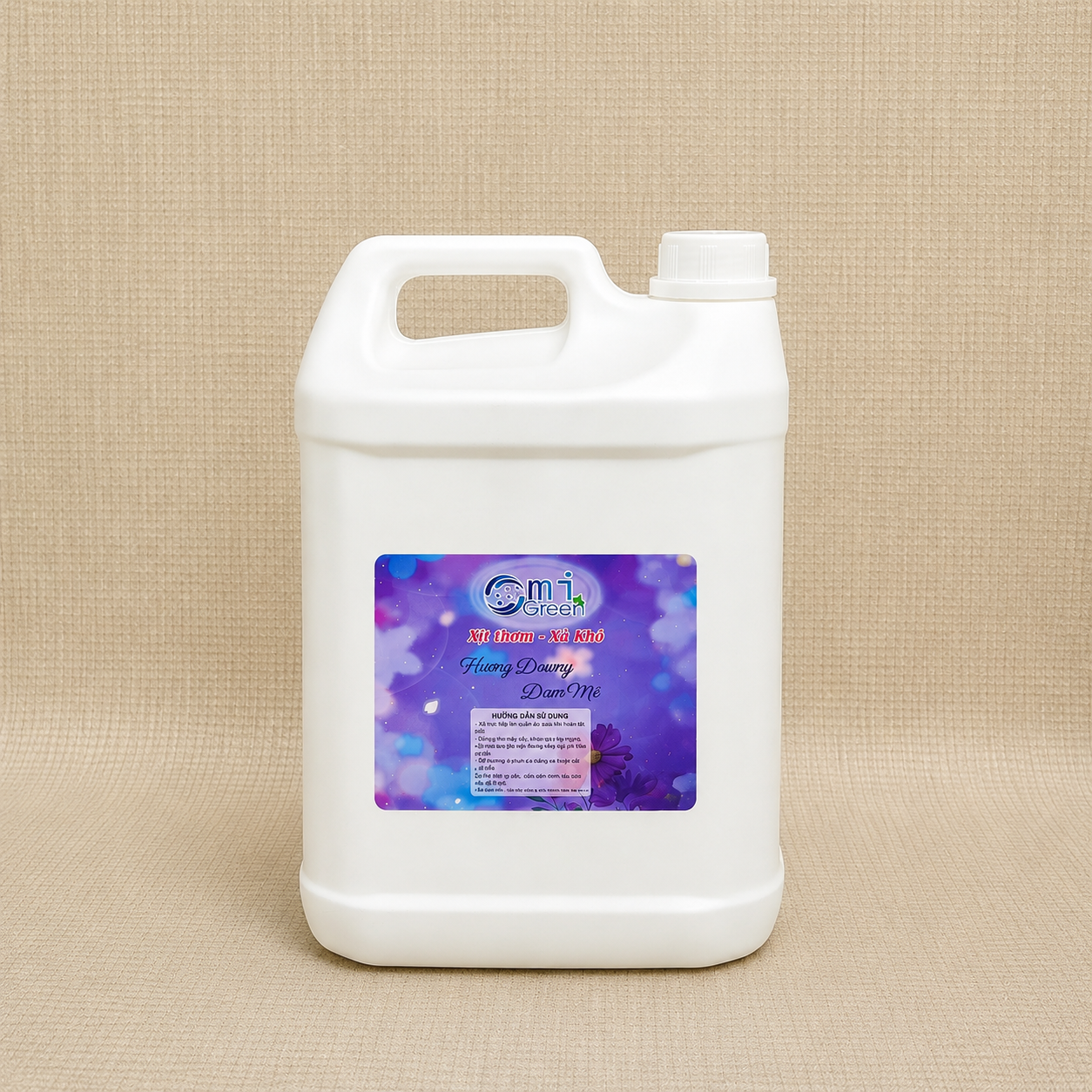 Tinh dầu xịt thơm omigreen hương downly đam mê can 5L
