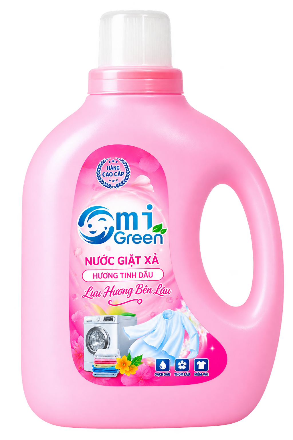 Nước xả vải Omigreen hương sweet love can 2l