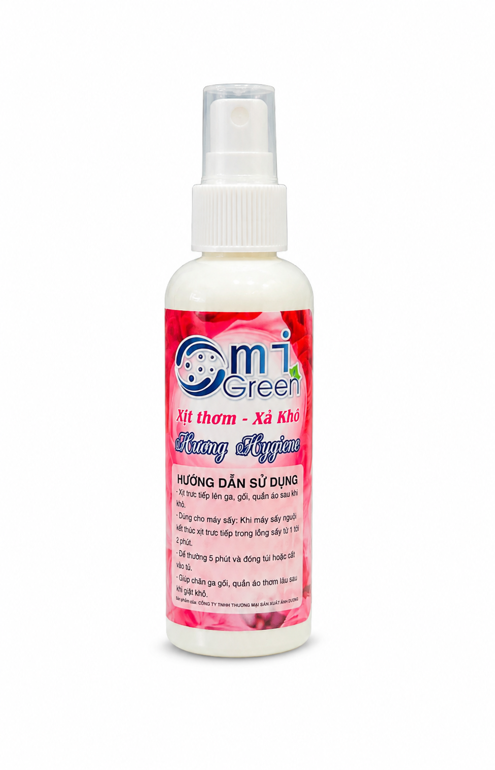 Tinh dầu xịt thơm Omigreen hương Hygens chai xịt 100ml