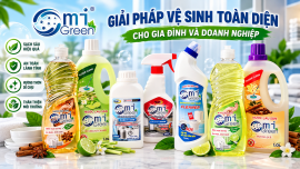 NƯỚC GIẶT OMIGREEN CHO CỬA HÀNG GIẶT SẤY – GIẢI PHÁP GIẶT SẠCH, TIẾT KIỆM CHI PHÍ