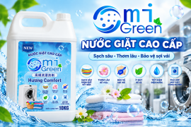 HÓA CHẤT GIẶT CÔNG NGHIỆP OMIGREEN GIÁ SỈ – GIẢI PHÁP GIẶT LÀ TIẾT KIỆM CHI PHÍ