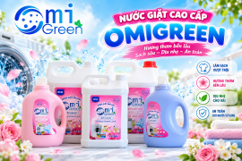 NƯỚC GIẶT CÔNG NGHIỆP OMIGREEN – GIẢI PHÁP TIẾT KIỆM ĐIỆN NƯỚC, TỐI ƯU CHI PHÍ GIẶT LÀ