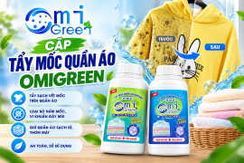 NƯỚC GIẶT CÔNG NGHIỆP OMIGREEN – GIẢI PHÁP GIẶT SẠCH HIỆU QUẢ CHO MÁY GIẶT CÔNG SUẤT LỚN