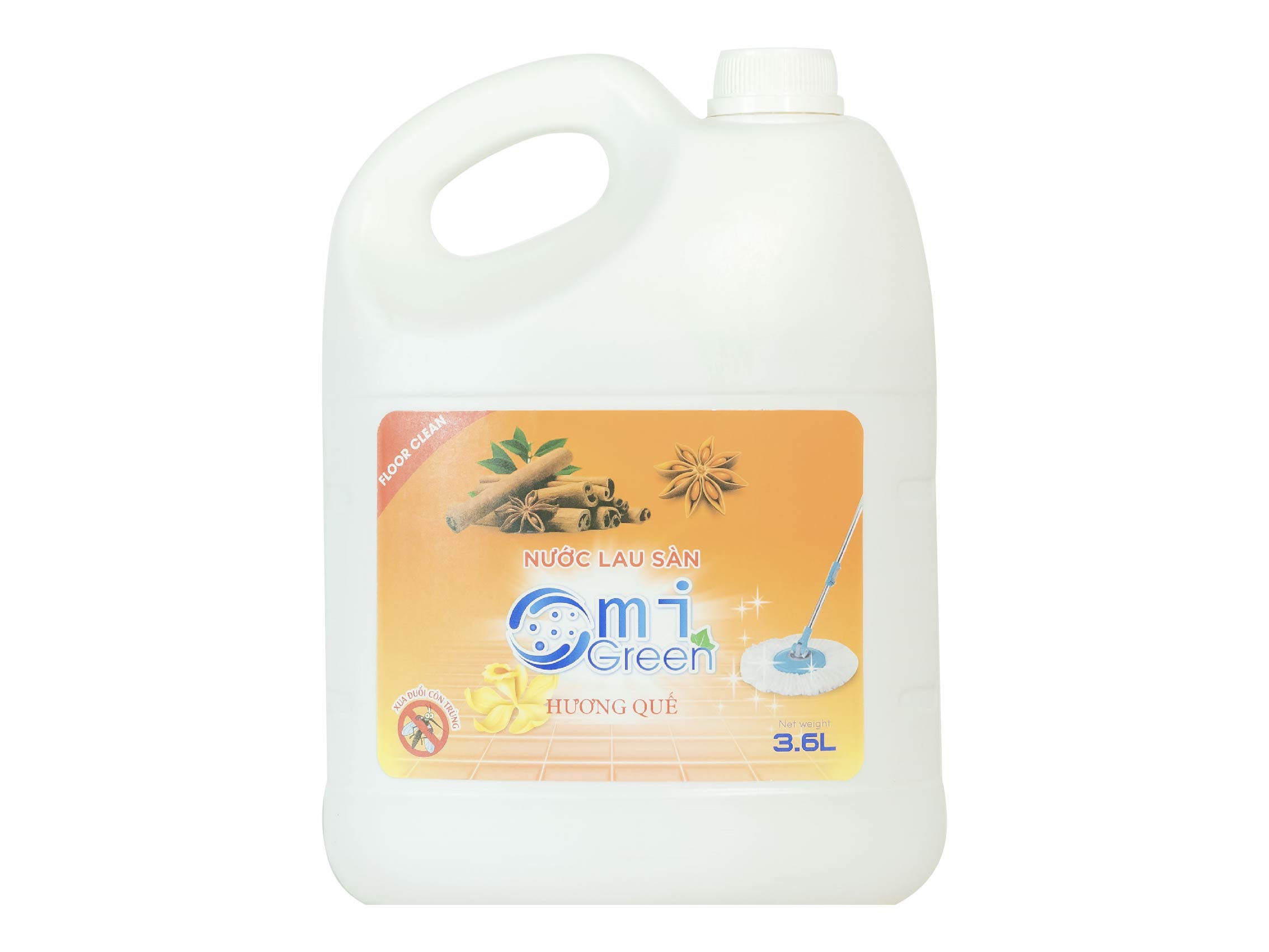 Lau sàn hương quế can 3.6L