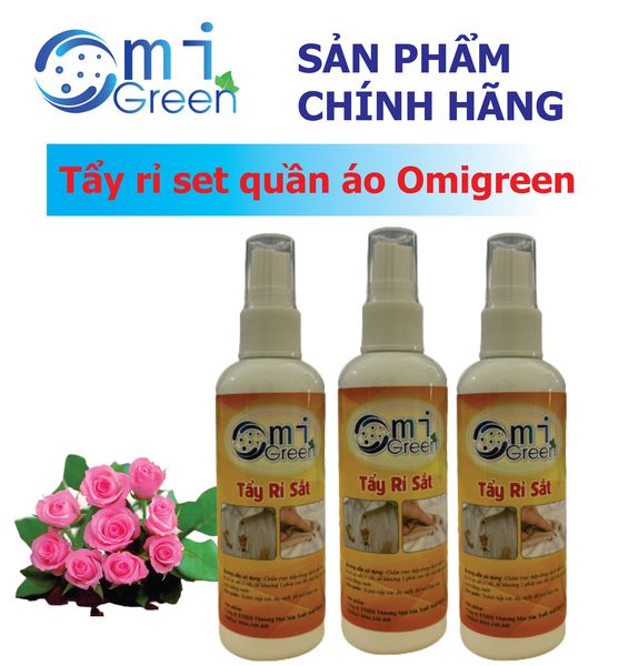 Tẩy rỉ sắt quần áo Omigreen